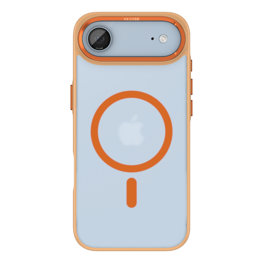 Capa Titanium VX Case Magsafe com Fundo Fosco para iPhone 17 Air - Laranja
