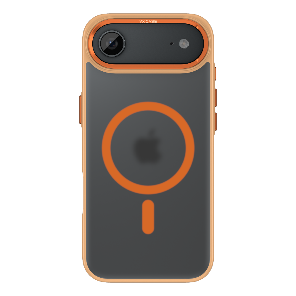 Capa Titanium VX Case Magsafe com Fundo Fosco para iPhone 17 Air - Laranja