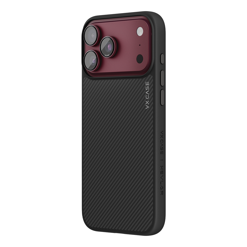 Capa Kevlar Magsafe VX Case iPhone 18 Pro - Preta