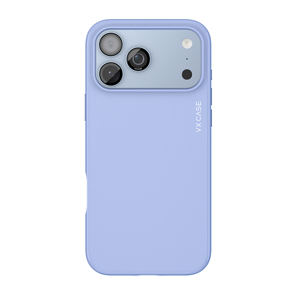 Capa Classic Polymer com Veludo Magsafe VX Case iPhone 18 Pro Max - Light Blue