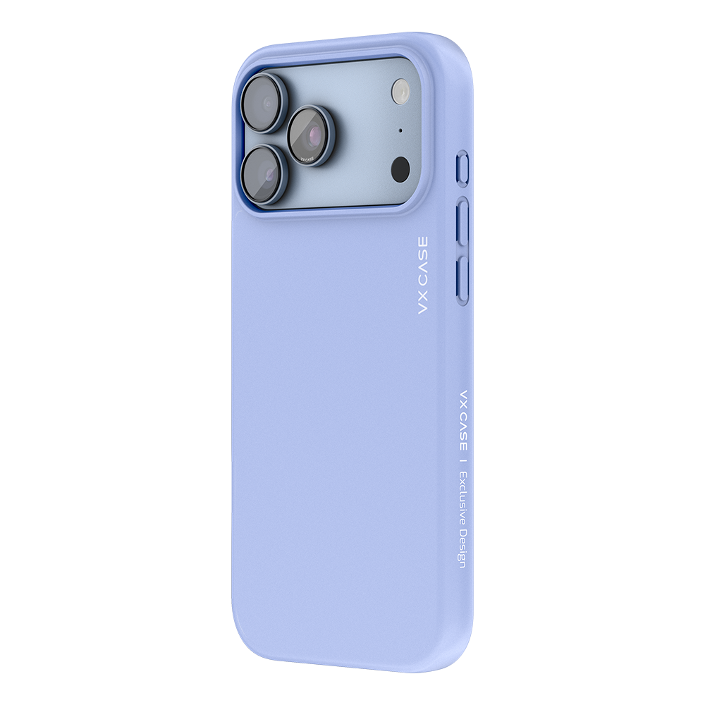 Capa Classic Polymer com Veludo Magsafe VX Case iPhone 18 Pro Max - Light Blue