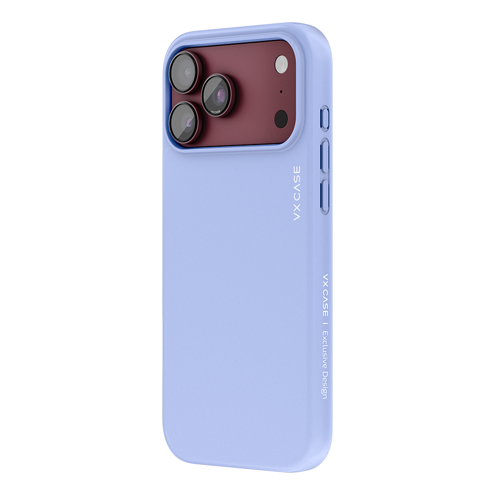 Capa Classic Polymer com Veludo Magsafe VX Case iPhone 18 Pro Max - Light Blue