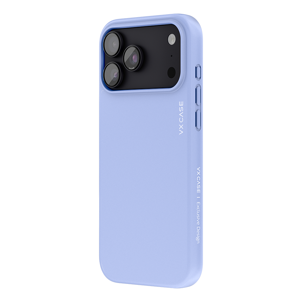 Capa Classic Polymer com Veludo Magsafe VX Case iPhone 18 Pro Max - Light Blue