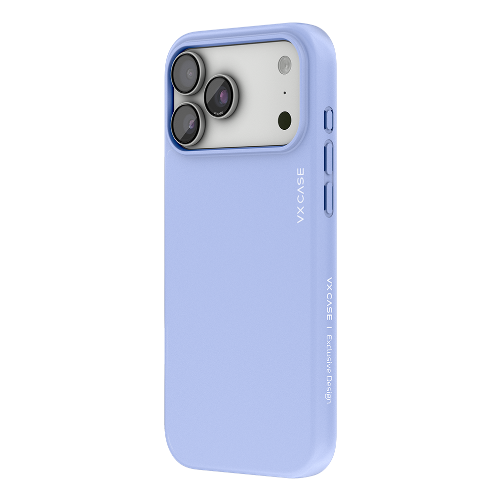 Capa Classic Polymer com Veludo Magsafe VX Case iPhone 18 Pro Max - Light Blue