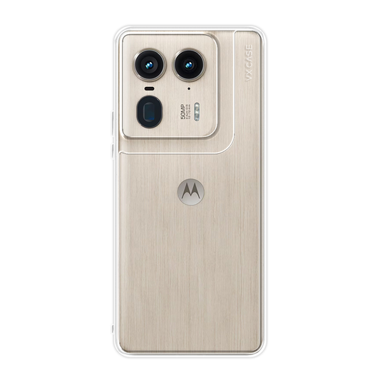 Capa de Silicone Rígida VX Case Motorola Moto Edge 50 Ultra - Transparente