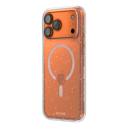 Capa Shine Glitter Magsafe VX Case iPhone 17 Pro Max - Transparente