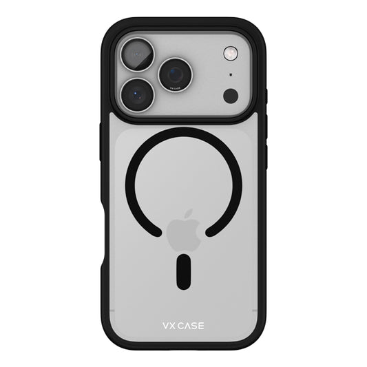 Capa Jet Black Magsafe VX Case iPhone 17 Pro - Transparente com Borda Preta