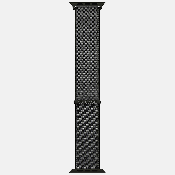 Pulseira de Nylon para Apple Watch 42/44/45/49mm VX Case - Preta