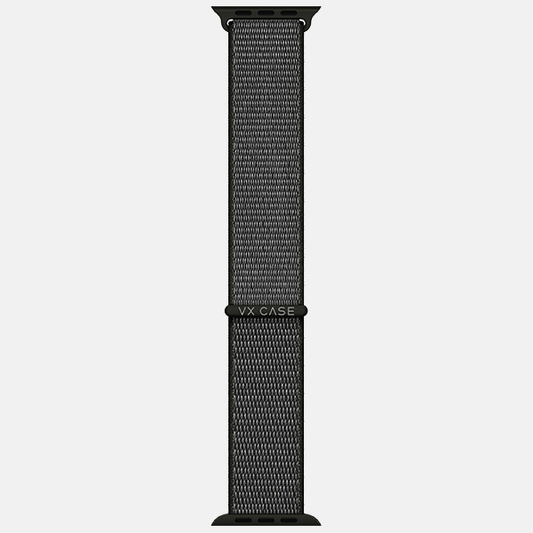 Pulseira de Nylon para Apple Watch 42/44/45/49mm VX Case - Preta