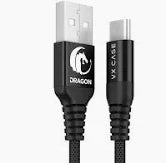 Cabo Dragon VX Case USB-C / USB-C - Chumbo