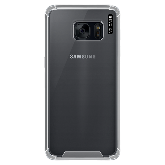Capa para Galaxy S7 Edge de Silicone Rígida Transparente