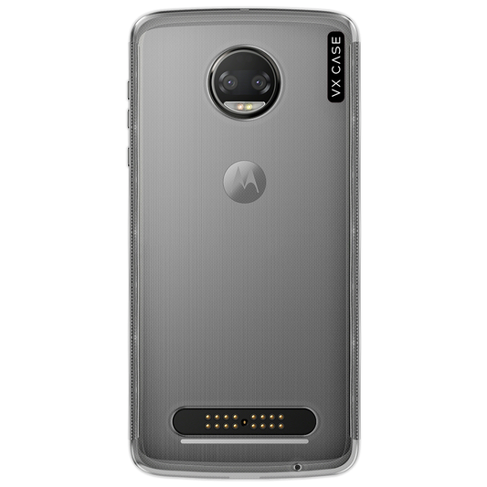 Capa para Moto Z2 Play de Silicone TPU Transparente