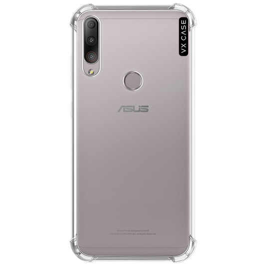 Capa para Zenfone Max Plus M2 de Silicone TPU Transparente