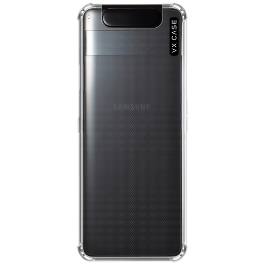 Capa para Galaxy A80 de Silicone Rígida Transparente
