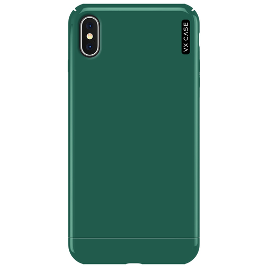 Capa para iPhone XS Max de Polímero Verde Meia-noite