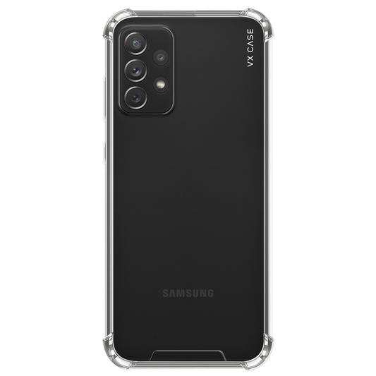 Capa de Silicone Rígida VX Case para Galaxy A72 - Transparente