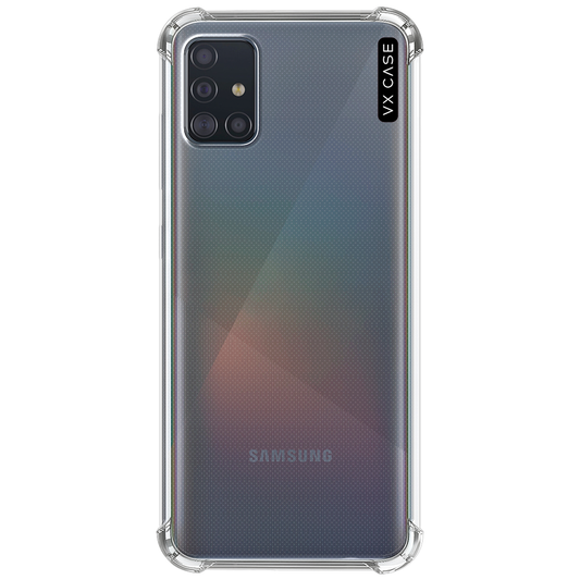 Capa para Galaxy A51 de Silicone Rígida Transparente