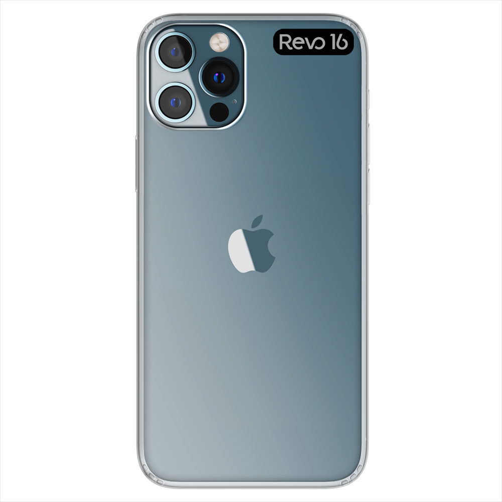 Capa Revo 16 para iPhone 12 Pro Max - Silicone Rígida Transparente