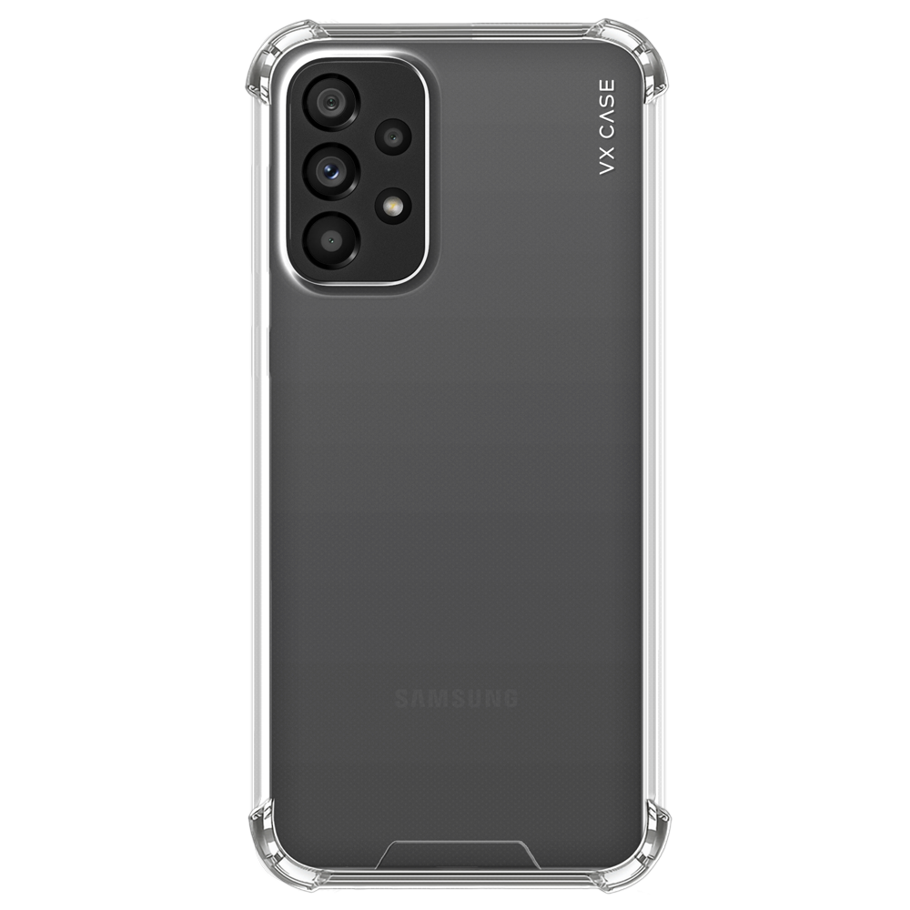 Capa de Silicone Rígida VX Case para Galaxy A33 - Transparente