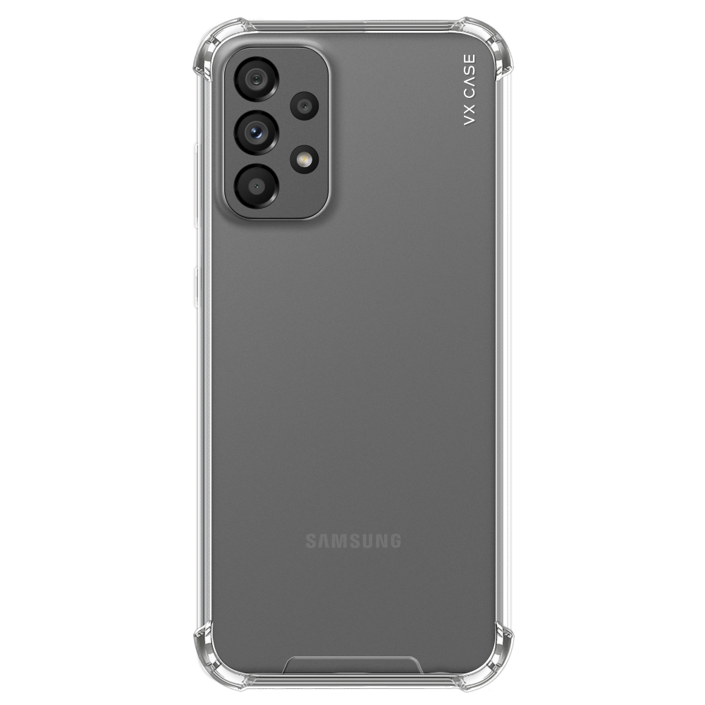 Capa de Silicone Rígida VX Case para Galaxy A73 - Transparente