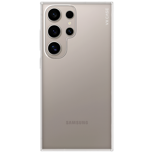 Capa de Silicone Rígida VX Case Galaxy S24 Ultra - Transparente