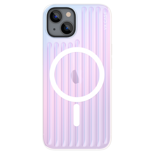 Capa MagSafe para iPhone 14 Plus Glam Rainbow