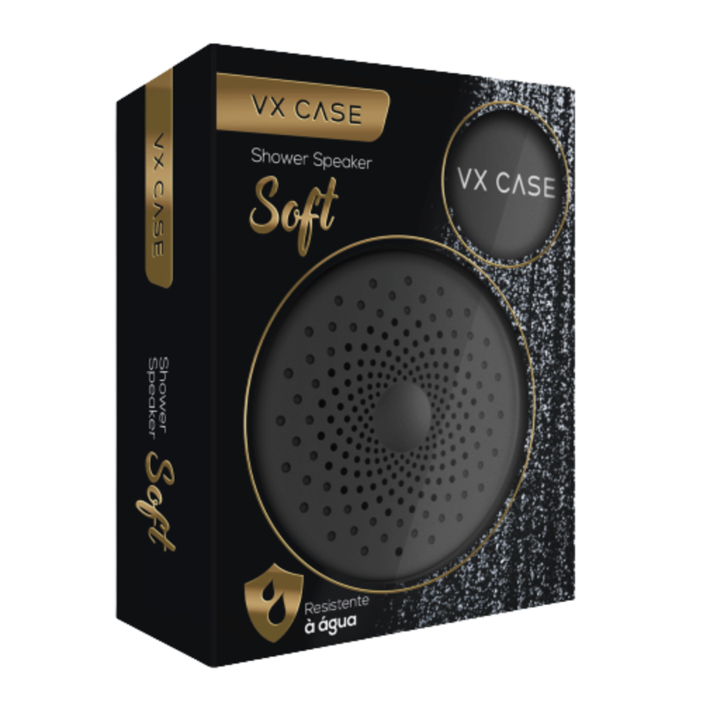 Caixa de Som Bluetooth VX Case Shower Speaker Soft - VX Case